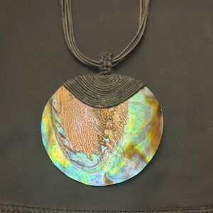 Iridescent Pendant Necklace